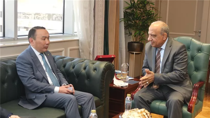  تفاصيل مباحثات وزير الكهرباء وسفير كازاخستان بالقاهرة لتعزيز فرص التعاون 