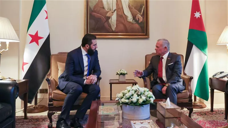 أبرزها التعاون الثنائي.. ملفات هامة تسيطر علي مباحثات العاهل الأردني وأحمد الشرع