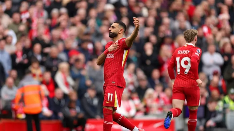 ترتيب هدافي الدوري الإنجليزي بعد ثنائية محمد صلاح في شباك ساوثهامبتون