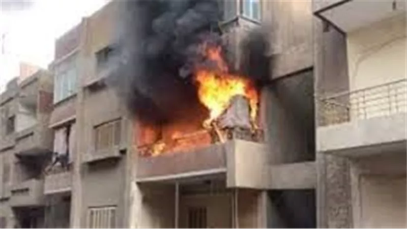 مصرع ربة منزل وطفلين في حريق شقة سكنية بأبو النمرس والجهود المبذولة