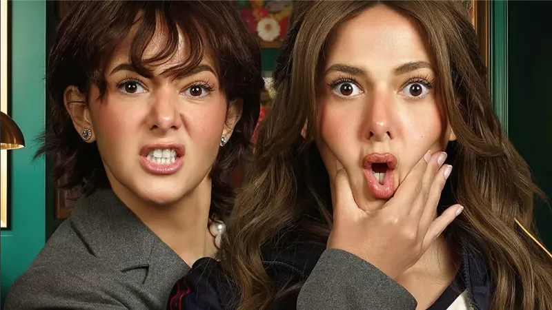 مسلسل عايشة الدور ودنيا سمير غانم تروج لأغنيتها هاخد فرصتي