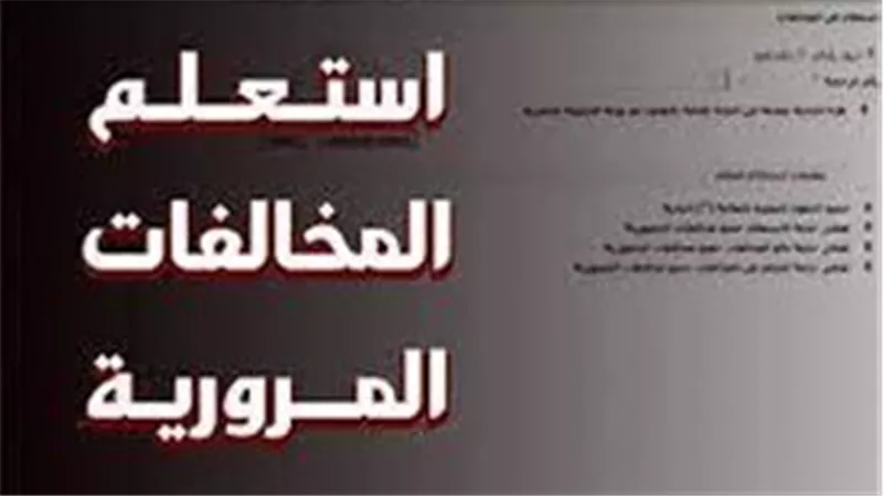 كيفية الاستعلام عن المخالفات المرورية ودفع الغرامات إلكترونيًا في مصر 2025