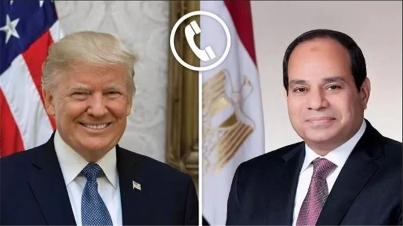الحوثي وغزة ملفات على طاولة البحث..تفاصيل المكالمة الهاتفية بين الرئيس السيسي وترامب 