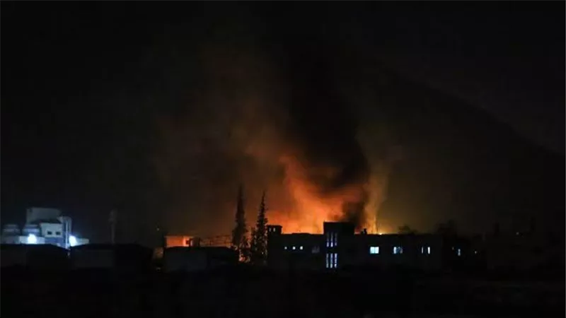 سلاح الجو الإسرائيلي يشن غارة جوية على مطار تيفور العسكري