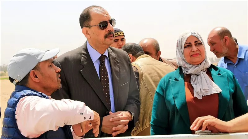 محافظ سوهاج في زيارة للمناطق الأثرية بأتريبس والهجارسة