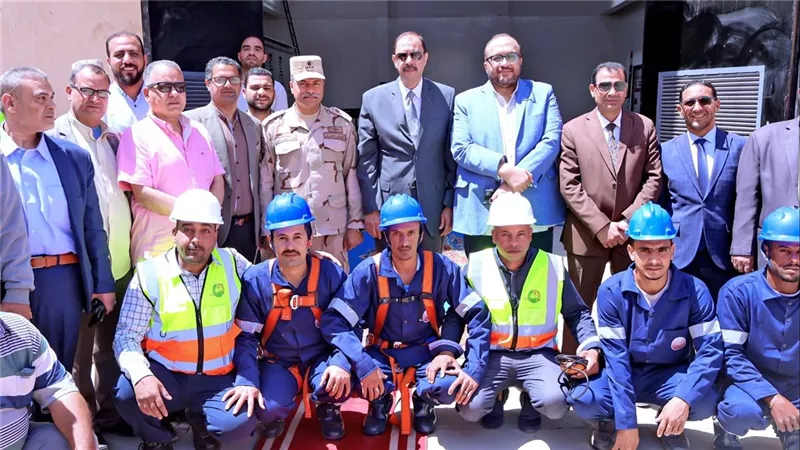 بدء التشغيل التجريبي لمشروعي صرف صحي بيت خلاف وبيت علام في سوهاج