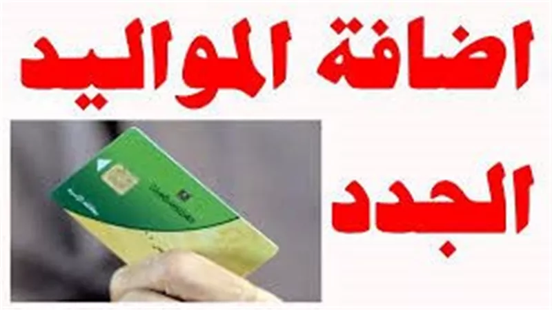 فتح باب إضافة المواليد الجدد على بطاقات التموين 2025 للفئات المستحقة