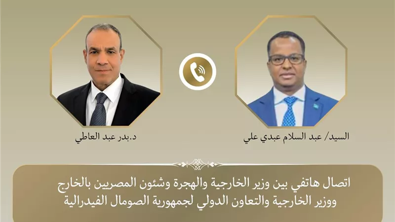 وزير الخارجية يؤكد على وقوف مصر إلى جانب الصومال في مواجهة الإرهـ ـاب
