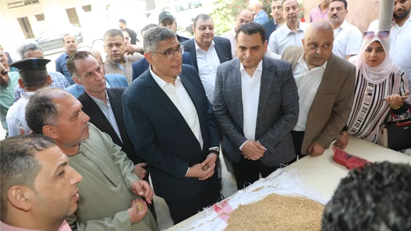 محافظ الجيزة يعلن مؤشرات هامة حول معدلات توريد القمح في صومعة إمبابة 