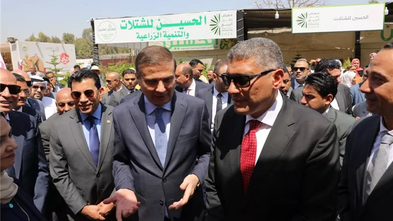 افتتاح معرض زهور الربيع 2025 بحضور وزراء البيئة والزراعة ومحافظي الجيزة والقاهرة