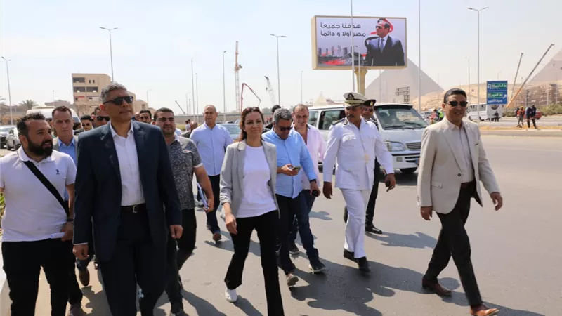 محافظ الجيزة يرصد الأعمال النهائية لتطوير محيط المتحف المصري الكبير استعدادًا لافتتاحه