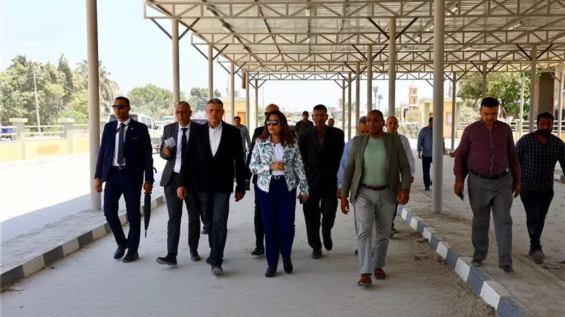 التفاصيل الكاملة لجولة وزيرة التنمية المحلية بمدينة الصف بالجيزة