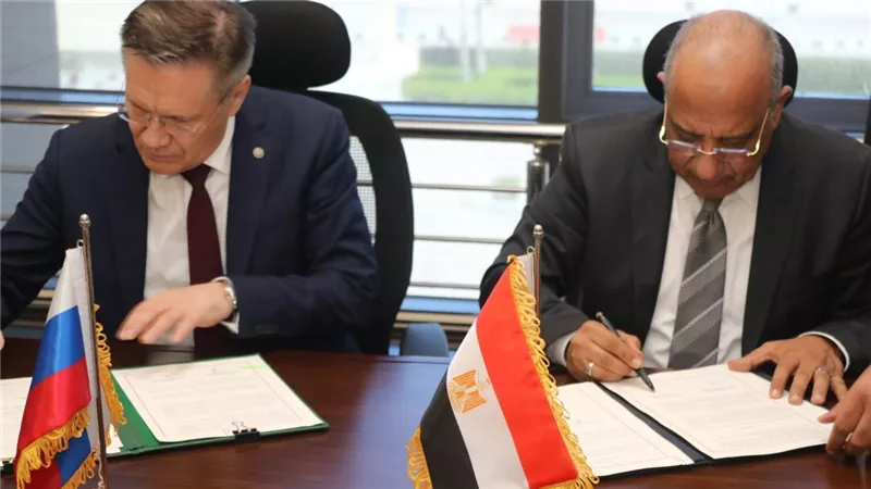  مصر وروسيا توقعان بروتوكولاً مكملًا لإنشاء وتشغيل محطة الضبعة النووية