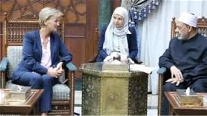 شيخ الأزهر لسفيرة الاتحاد الأوروبي: ما يحدث في غزة 