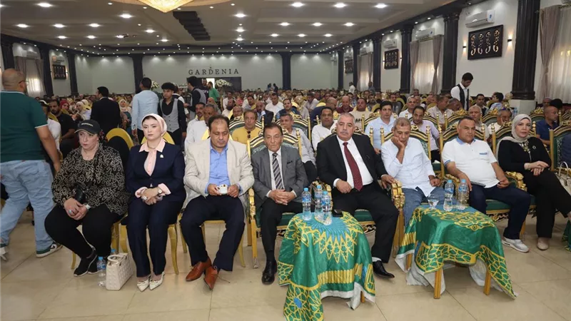 حزب الجبهة الوطنية يعقد مؤتمره الأول بكفر شكر لدعم مرشحه للشيوخ