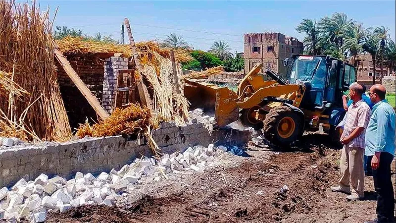 7808 حالة إزالة في سوهاج ضمن المرحلة الثانية من الموجة 26 للتعديات