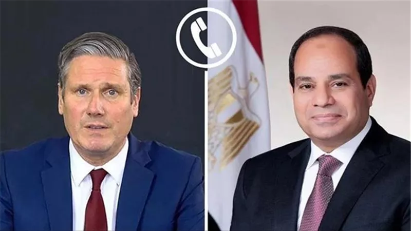 الرئيس المصري ورئيس وزراء بريطانيا يحذران من التصعيد بين طهران وتل أبيب