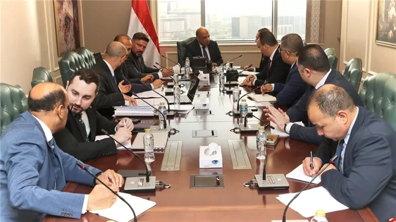  وزير الكهرباء يبحث مع مدير روساتوم ورئيس العربية للتصنيع مستجدات المشروع النووي