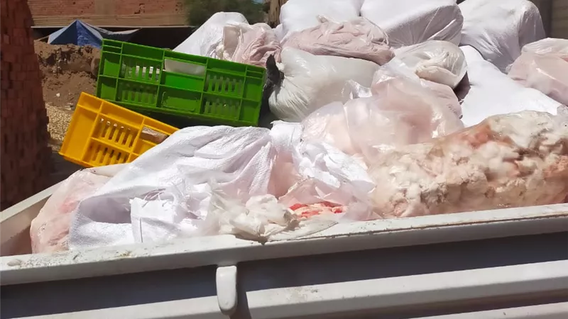 صور مرعبة.. ضبط 13.5 طن لحوم ودواجن فاسدة بأشهر أحياء الجيزة  