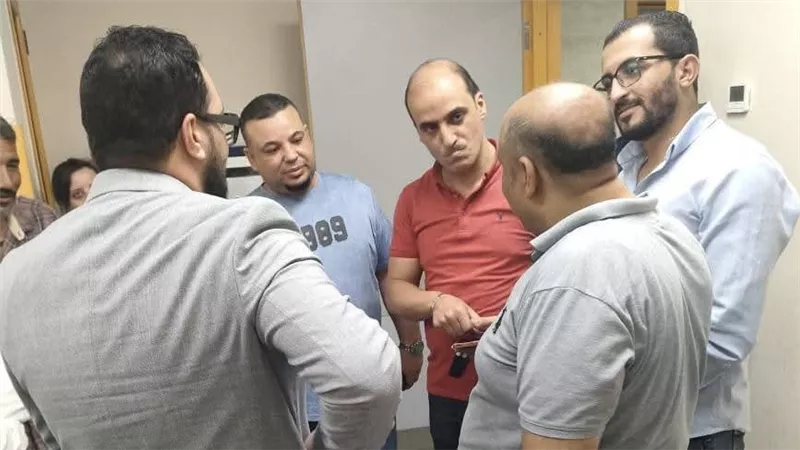استقبال وفد منظمة الصحة العالمية بمستشفى طهطا العام