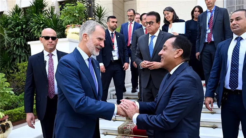 مدبولي يستقبل ملك إسبانيا بالقاهرة.. دعم العلاقات الاستراتيجية وتوافق حول القضية الفلسطينية