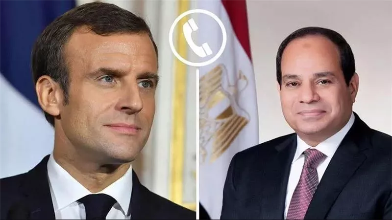 السيسي يرحب بموقف فرنسا ويؤكد دعم مصر للاعتراف بدولة فلسطين وحل الدولتين