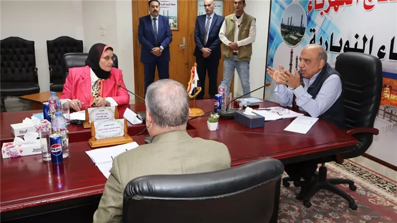 وزير الكهرباء يتفقد محطة توليد كهرباء النوبارية في زيارة ميدانية للبحيرة 