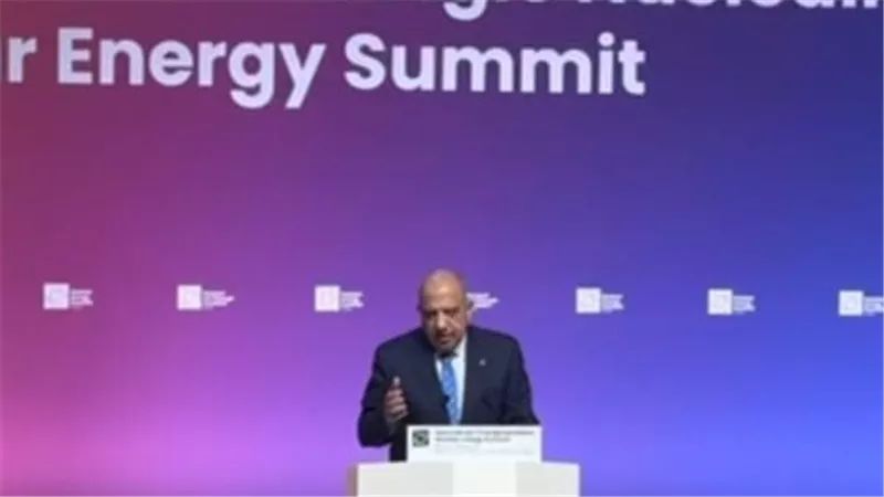 وزير الكهرباء يلقي كلمة مصر أمام القمة العالمية للطاقة النووية المنعقدة في باريس
