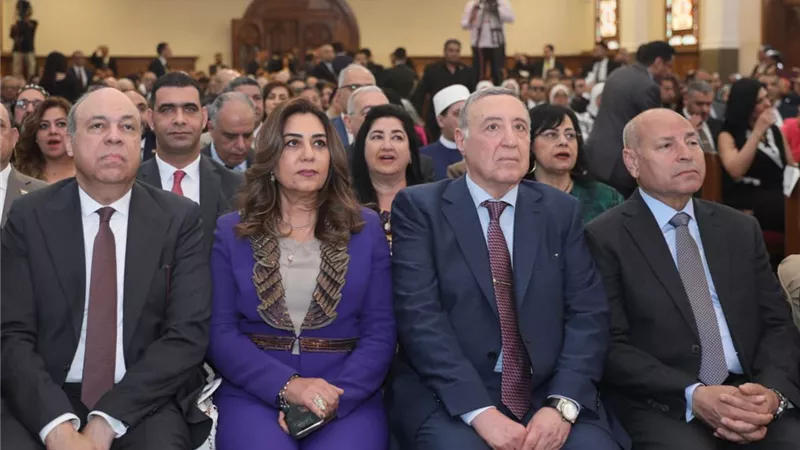 وزيرة التنمية المحلية والبيئة تشارك في احتفالية الطائفة الإنجيلية بعيد القيامة المجيد