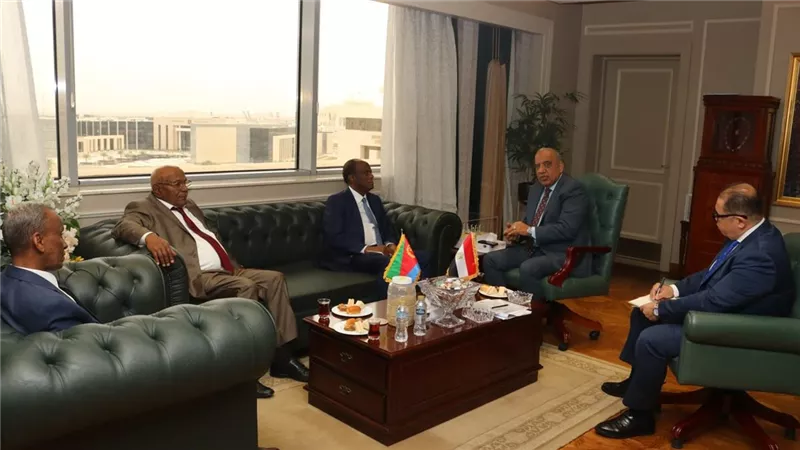 وزير الكهرباء يبحث مع مستشار رئيس دولة اريتريا تعزيز التعاون بمجالات الطاقة المتجددة 