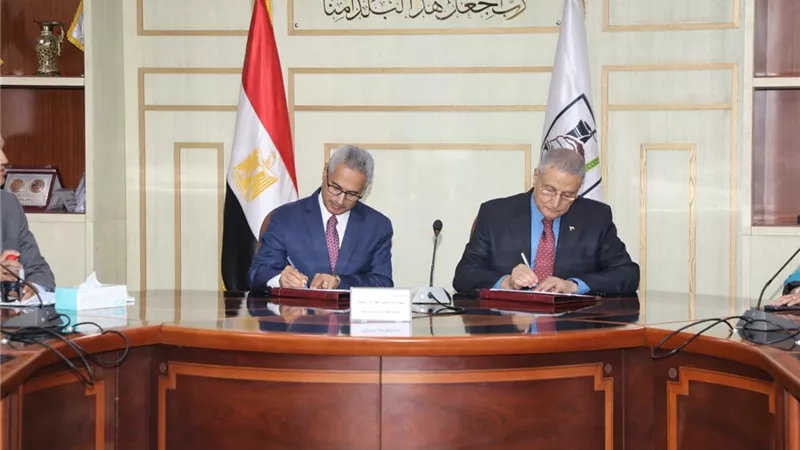 توقيع بروتوكول تعاون مشترك بين محافظة بنى سويف وصندوق مكتبات مصر العامة 