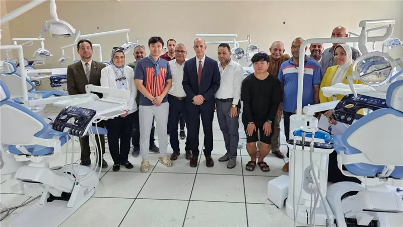 بتكلفة 40 مليون جنيه ..تركيب تجهيزات معامل الأسنان بالجامعة الاهلية ببنى سويف