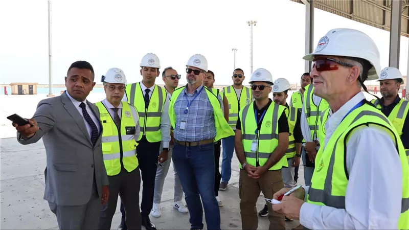 وفد من الوكالة الدولية للطاقة الذرية والرقابة النووية والإشعاعية يتفقد مشروع محطة الضبعة