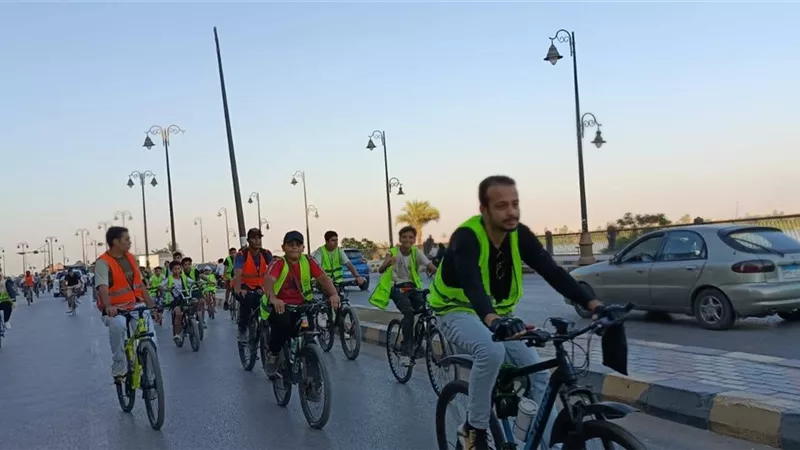 ضمن المشروع القومي للياقة البدنية.. ماراثون للدراجات الهوائية على كورنيش النيل
