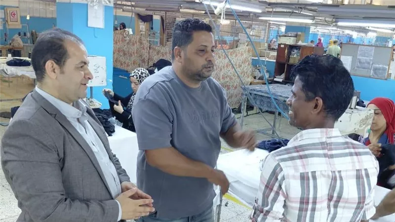 حملات تفتيشية لمديرية العمل ببنى سويف على المنشآت لمتابعة الالتزام بقانون العمل
