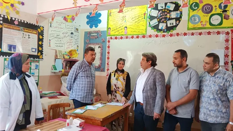 إنطلاق المبادرة الرئاسية للكشف المبكر عن الأنيميا والسمنة والتقزم بمدارس بني سويف