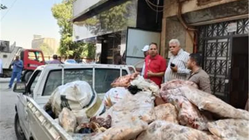 صور بشعة.. ضبط  3,2 طن لحوم ومشتقاتها غير صالحة للإستهلاك الآدمى بمطعم كبابجي بإمبابة