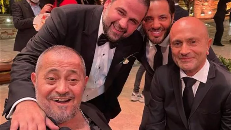 بالفيديو.. جورج وسوف يحتفل بعقد قران نجله