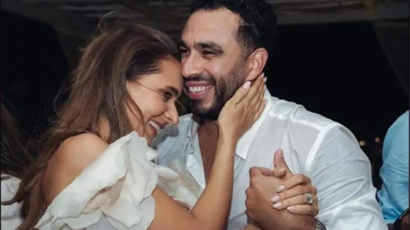 نيللى كريم تنشر صور جديدة من حفل زفافها