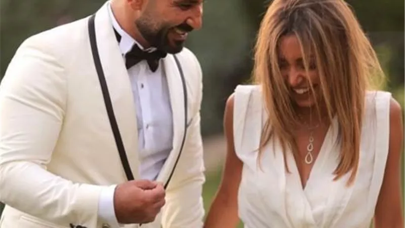 بعد عقد قرانهما.. أحمد سعد مع زوجته علياء بسيونى فى جلسة تصوير جديدة
