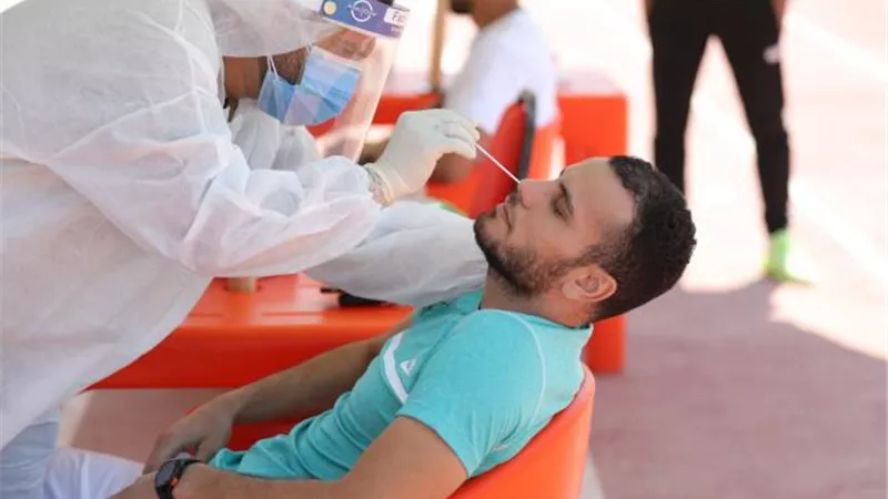 المصري يتلقى اخطارًا بسلبية المسحة الثالثة للاعبيه والجهاز الفني