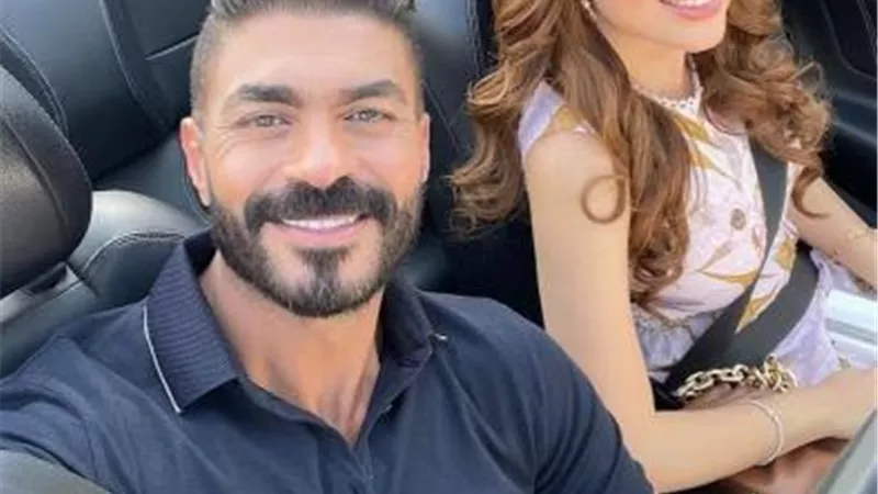 خالد سليم برفقة نسرين طافش من فيلم ”فى القلب”