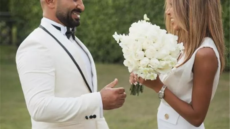 أحمد سعد يغازل زوجته بكلمات رومانسية عبر ”انستجرام”