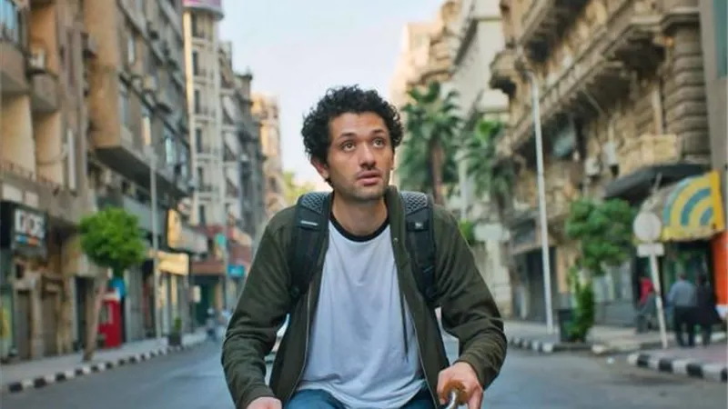 كريم محمود عبد العزيز يروج لفيلمه الجديد ”موسى”