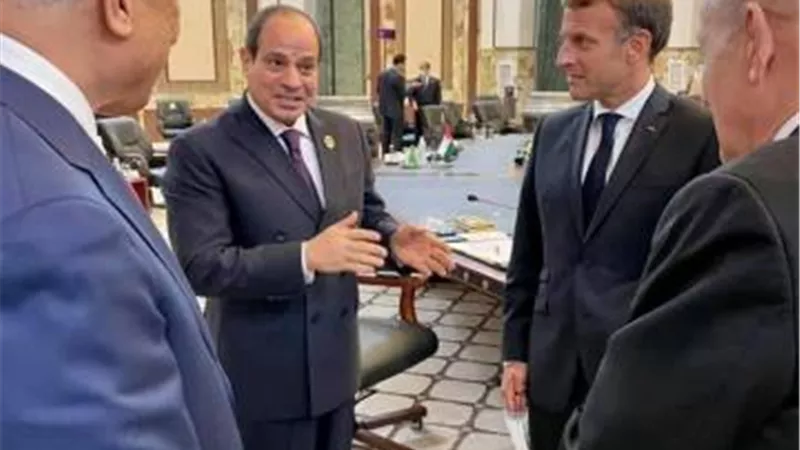 السيسي يلتقى ماكرون وملك الأردن ورئيس وزراء العراق